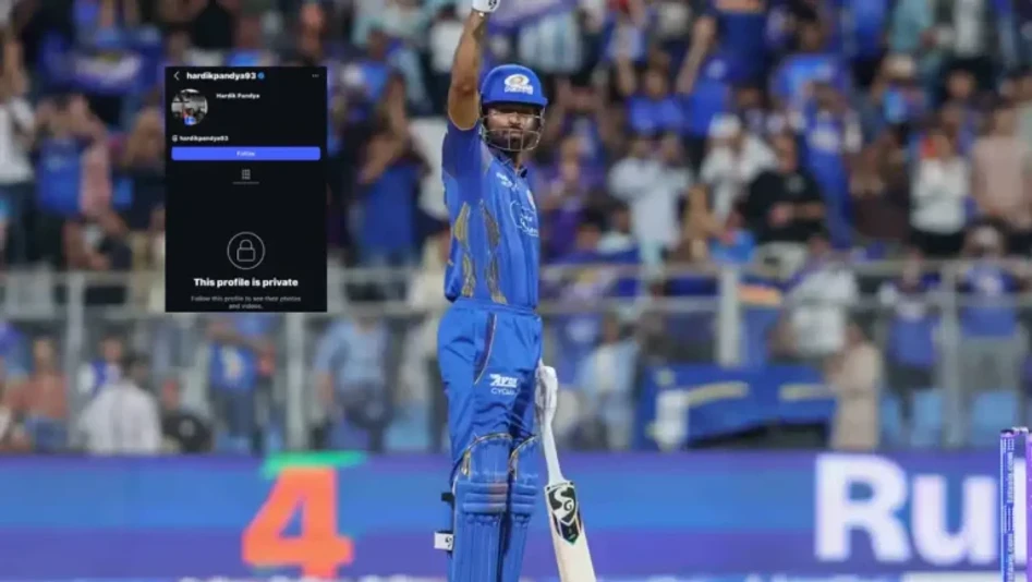 Hardik Pandya’s Instagram Disappearance Sparks Fan Reactions