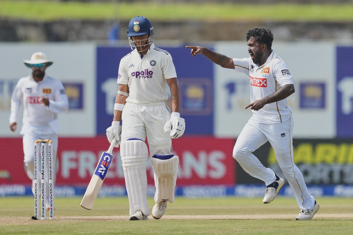 Yashasvi Jaiswal Engages in On-Field Verbal Battle With Asitha Fernando After Wicket