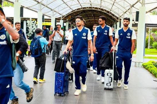 India Arrives in Colombo for Second Test Against Sri Lanka